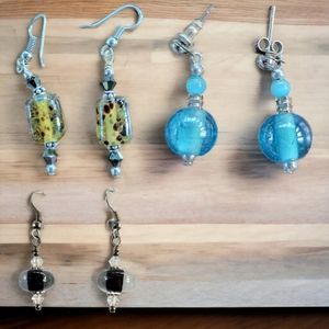 3 Pairs Handmade Earrings